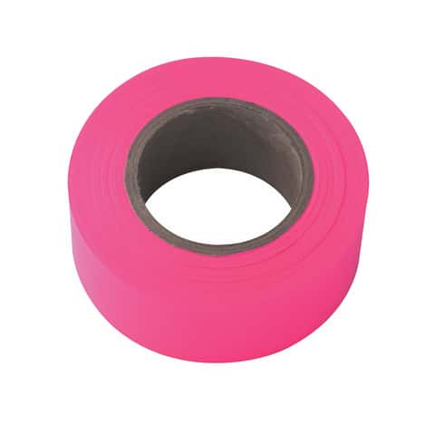 ACE Supply Pink Flagging Tape - 12 Pack - Non-Adhesive