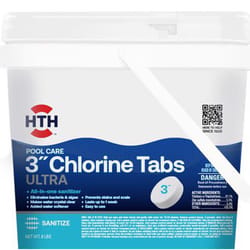 HTH Pool Care Tablet Chlorinating Chemicals 8 lb