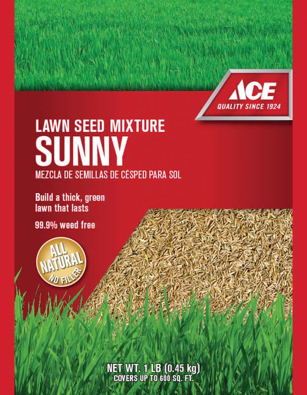 Ace Sunny Mix Full Sun Lawn Seed Mixture 1 lb Ace Hardware