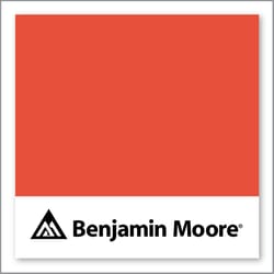 Benjamin Moore Blazing Orange 2011-20