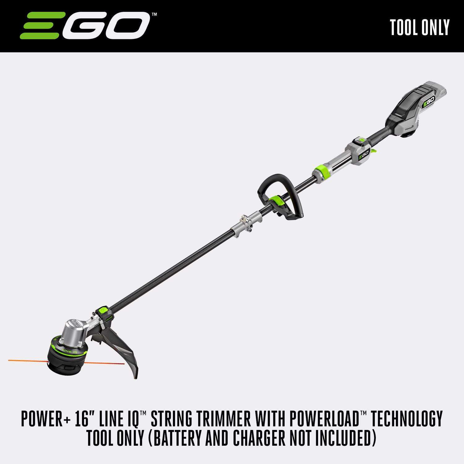 EGO Power+ Line IQ with Powerload ST1620T 16 in. 56 V Battery String  Trimmer Tool Only W/ TELESCOPIC SHAFT - Ace Hardware