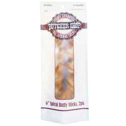 Butcher Shop Natural Treats For Dog 1 oz 6 in. 2 pk