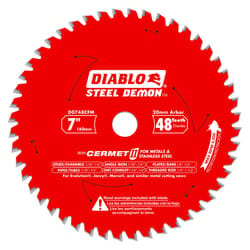 Diablo Steel Demon 7 in. D X 20 mm Cermet Metal Saw Blade 48 teeth 1 pk