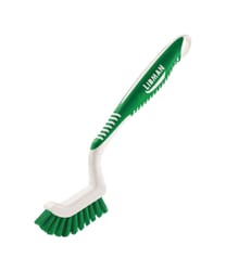Libman 0.625 in. W Hard Bristle 6.25 in. Rubber Handle Grout and Tile Brush