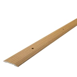 M-D BUILDING PRODUCTS METAL DECOR 1.25 in. W X 72 in. L Natural Oak Aluminum Seam Binder