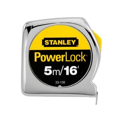 Stanley PowerLock 16 ft. L X 0.75 in. W Compact Tape Measure 1 pk