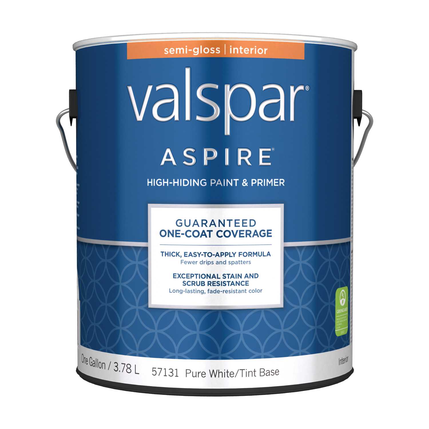 Valspar Aspire Semi Gloss Tintable Pure White Tint Base