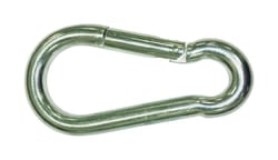 Baron 3/16 in. D X 2 in. L Zinc-Plated Steel Spring Snap 100 lb