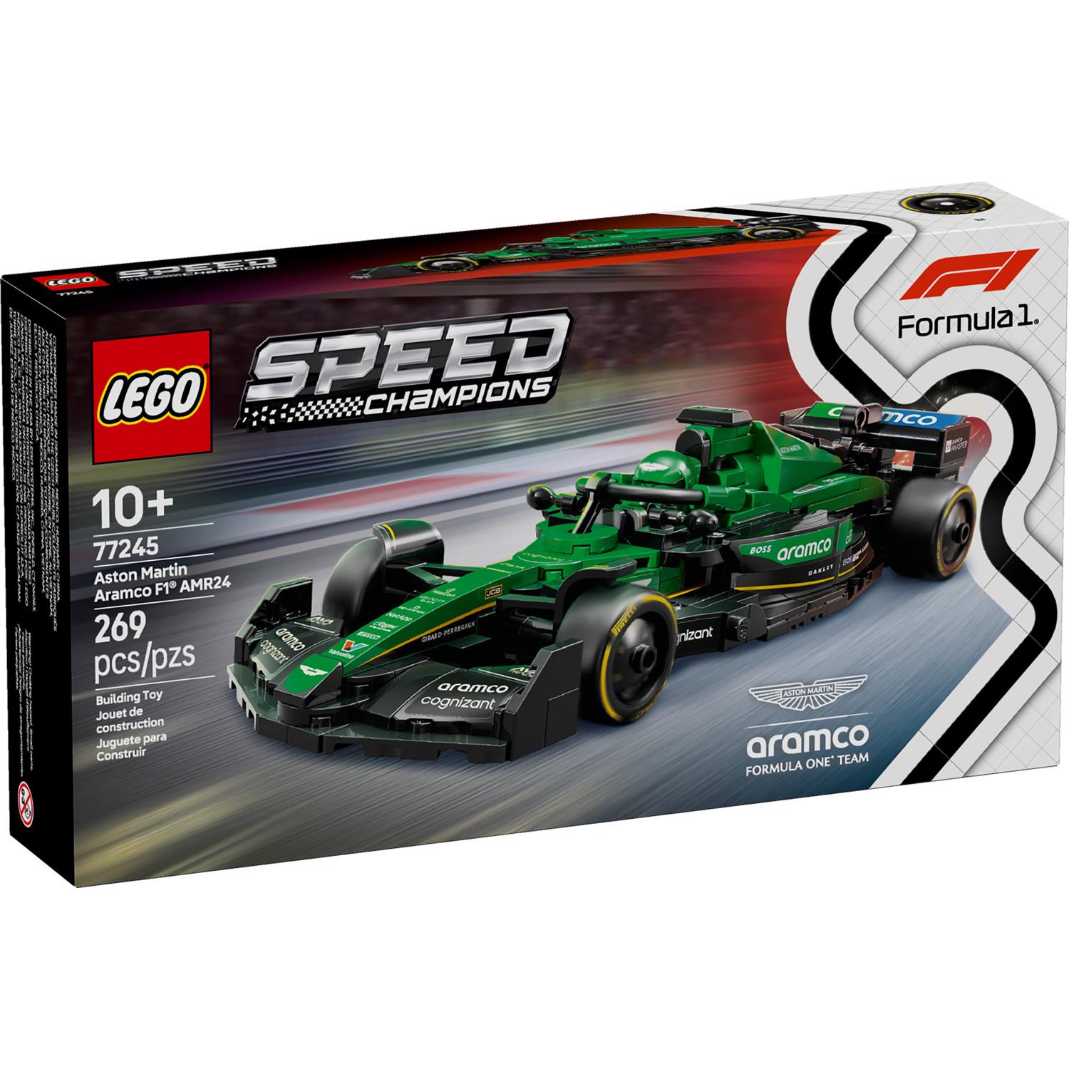 LEGO Speed Champions Aston Martin Aramco F1 AMR24 Race Car Building Toy Multi