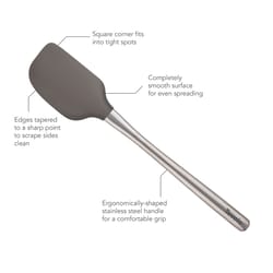 Tovolo Flex-Core Charcoal Silicone/Stainless Steel Spatula