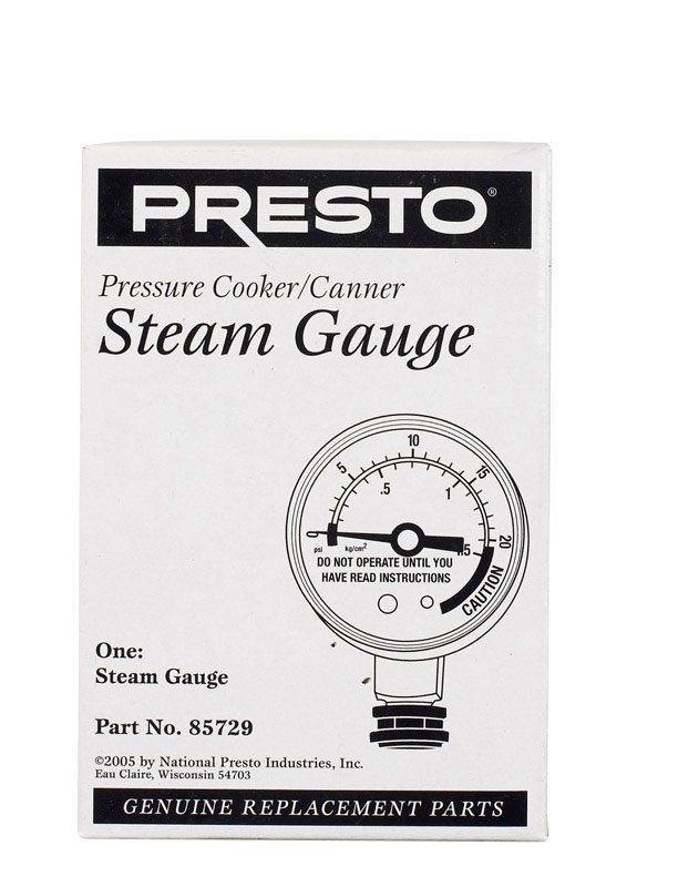 Photos - Other Accessories Presto Stainless Steel Pressure Cooker/Canner Steam Gauge 22 qt 85729 