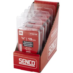 Senco Assorted in. L X 23 Ga. Straight Strip Galvanized Micro Pin Variety Pack 2,500 pk