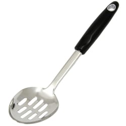 Chef Craft Black/Silver Stainless Steel Slotted Spoon