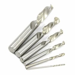 Forney High Speed Steel Stubby Left Hand Drill Bit 6 pc