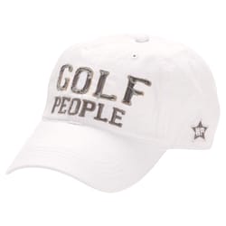 Pavilion We People Golf Baseball Cap White One Size Fits All