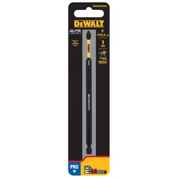 DeWalt ELITE SERIES Phillips #2 X 6 in. L Screwdriver Bit Steel 1 pc