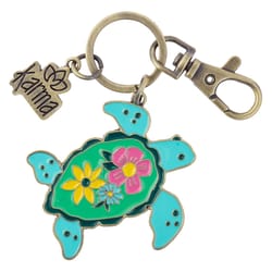 Karma Sea Turtle Key Chain Metal 1 pk