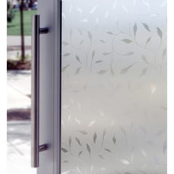 Artscape Frosted Etched Leaf Indoor Window Film 24 in. W x 36 in. L