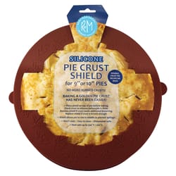 R&M International Corp Brown Silicone Pie Crust Shield