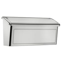 Architectural Mailboxes Venice Stainless Steel Wall Mount Silver Mailbox