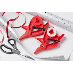 Wrap Buddies Red Holiday Tabletop Gift Wrap Tool