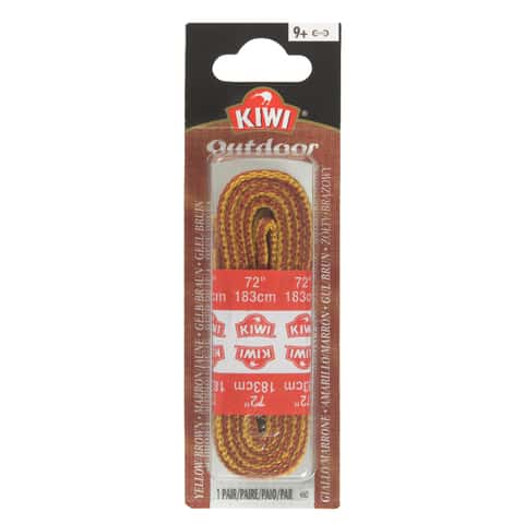 Kiwi 72 in. Leather Tan Boot Laces - Ace Hardware
