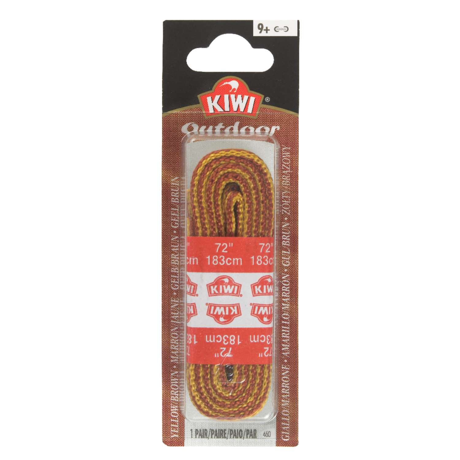 Kiwi Outdoor 72 in. Gold & Brown Boot Laces Ace Hardware