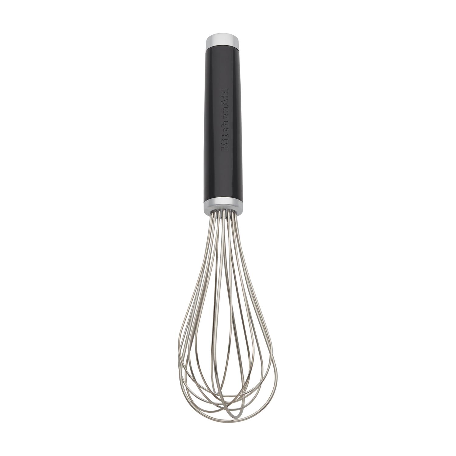 Photos - Other Accessories KitchenAid Black/Silver ABS Plastic/Stainless Steel Whisk KE060OHOBA 