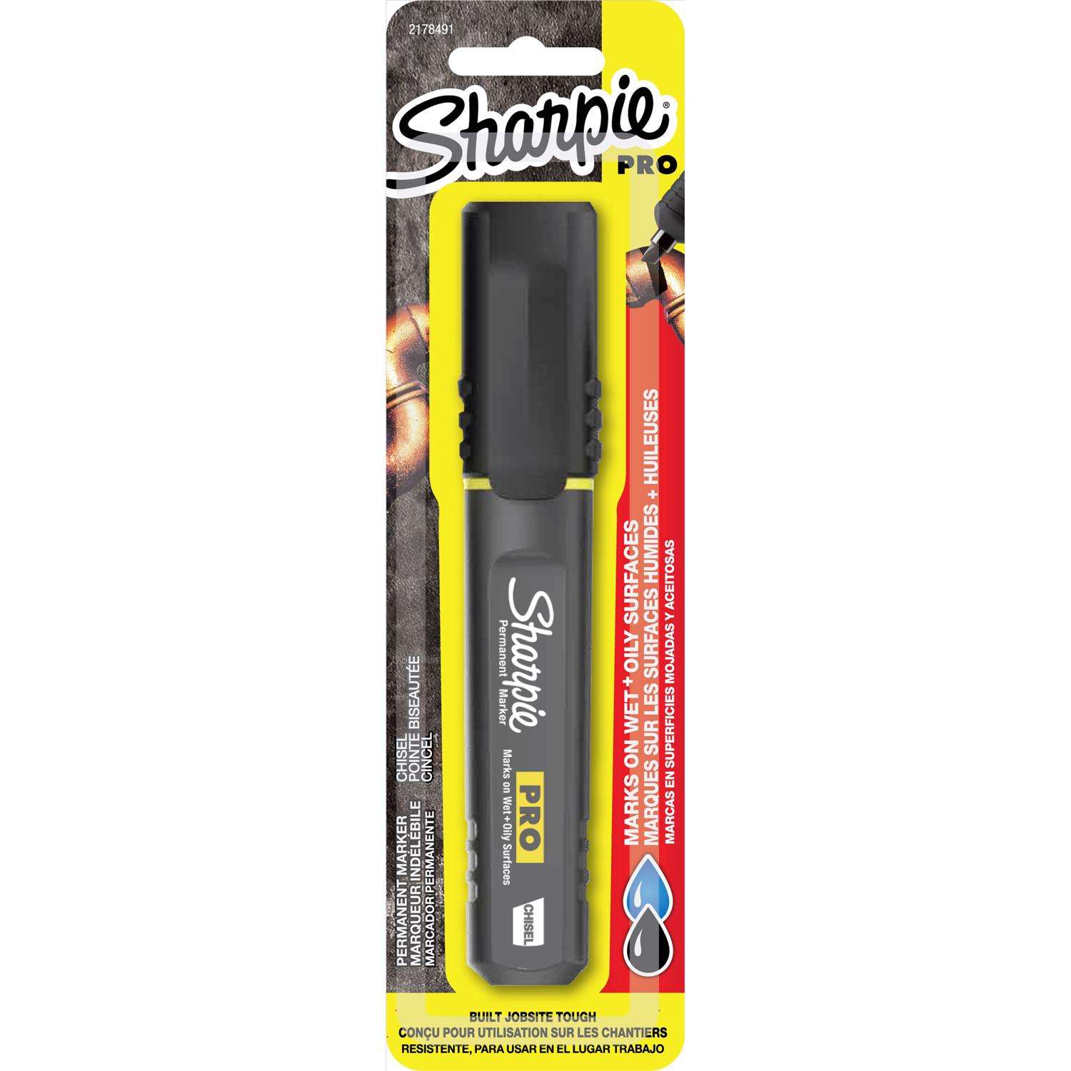 Sharpie PRO Black Chisel Tip Permanent Marker 1 pk Ace Hardware
