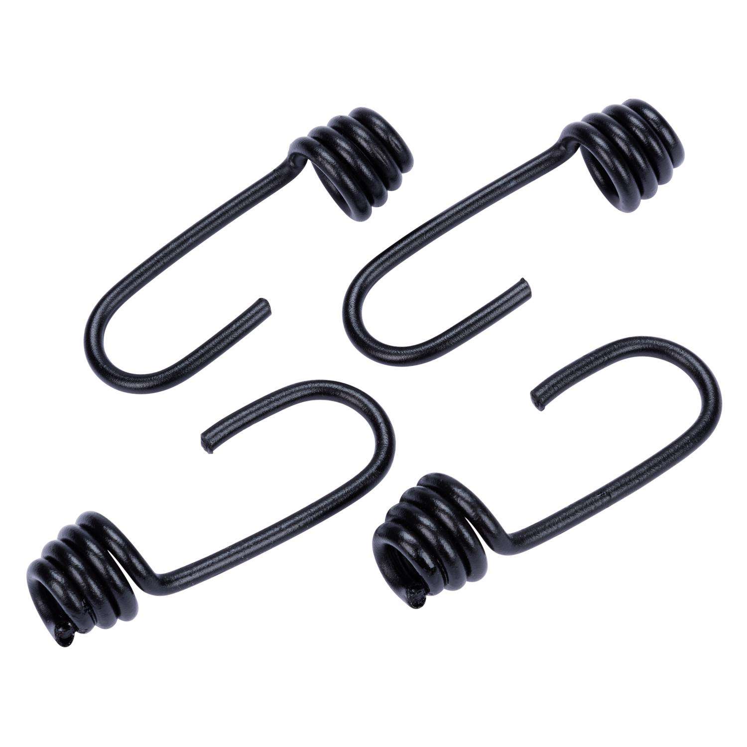 Keeper Black Bungee Cord Hooks 3 in. L X 1/4 to 5/16 in. 4 pk - Ace Hardware