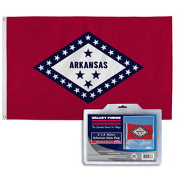 Valley Forge Arkansas State Flag 36 in. H X 60 in. W