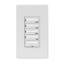 Leviton Decora Indoor Countdown Timer 120 V White