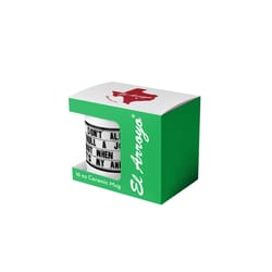 El Arroyo 16 oz Roll a Joint White BPA Free Mug