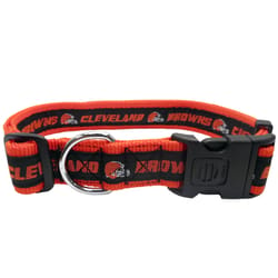 Pets First Team Colors Cleveland Browns Nylon Dog Collar X-Large