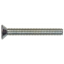 HILLMAN No. 10-32 Ga. X 1-1/4 in. L Phillips Flat Head Zinc-Plated Steel Machine Screws 1 lb 1 pk
