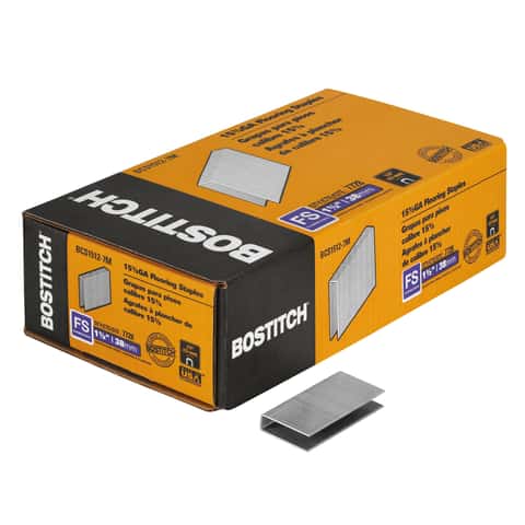 Bostitch 1/2 inch W X 2 in. L Galvanized Steel Wire Staples 15.5 Ga. Bostitch 1/2 inch W X 2 in. L Galvanized Steel Wire Staples 15.5 Ga.