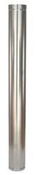 Selkirk 6 in. D X 36 in. L Aluminum Round Gas Vent Pipe