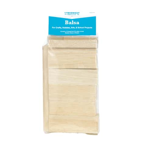 6 Sheets of Quality Balsa Wood - 1/4 X 3” x 36 Inch - USA Seller