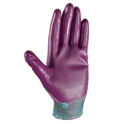 Wells Lamont Women's Outdoor Botanical Gardening Gloves Purple L 1 pair