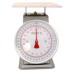 Zenport Silver/White Analog Food Scale 40 lb
