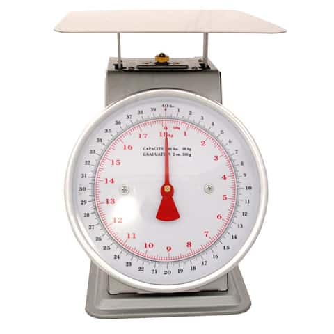 Analog Display Laundry Scale - 40 lb. Capacity