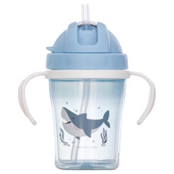 Stephen Joseph Blue BPA Free Shark Straw Cup