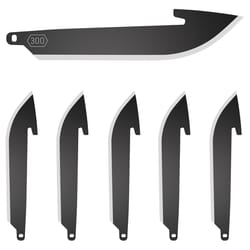 Outdoor Edge Stainless Steel Drop-Point Replacement Blade Set 3 in. L 6 pk