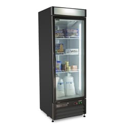 Maxx Cold X-Series 16 cu ft Black Stainless Steel Upright Freezer 1265 W