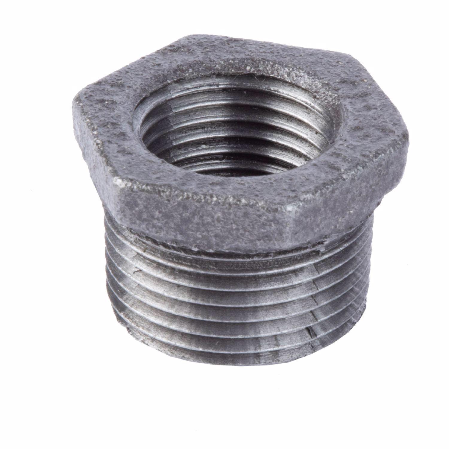 STZ Industries 4 in. MIP each X 2 in. D FIP Black Malleable