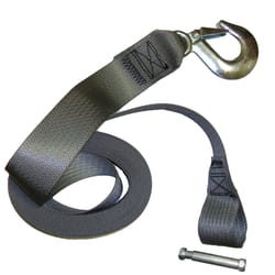 Multinautic Gray Polyester Winch Strap