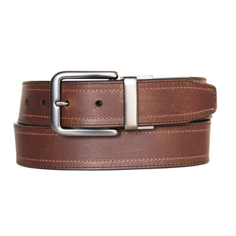 Wolverine Leather Raider Reversible Belt 1.5 in. W Black/Brown - Ace  Hardware