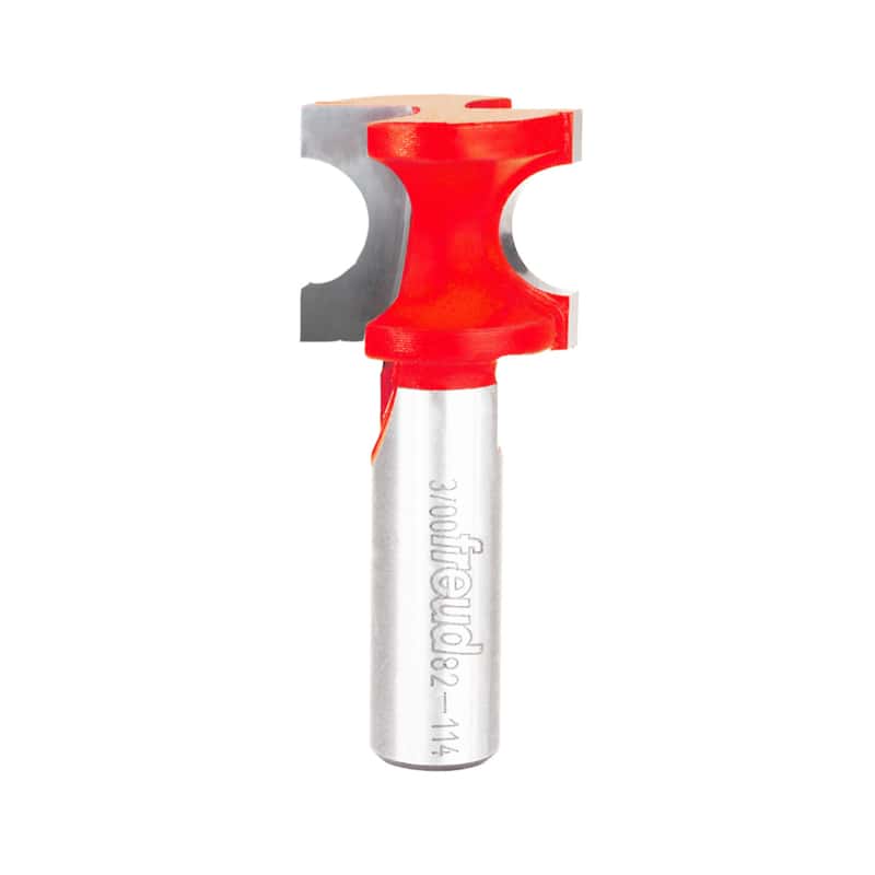 Freud 1 in. D X 1/4 in. X 29/16 in. L Carbide Half Round Router Bit
