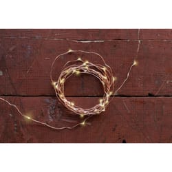 KIKKERLAND Copper Wire White String Lights 6 ft.