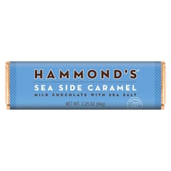 Hammond's Candies Sea Side Caramel Milk Chocolate Candy Bar 2.25 oz